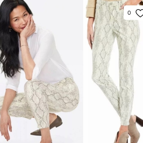 NYDJ Pants - NYDJ Ami Skinny Snake Print Pants